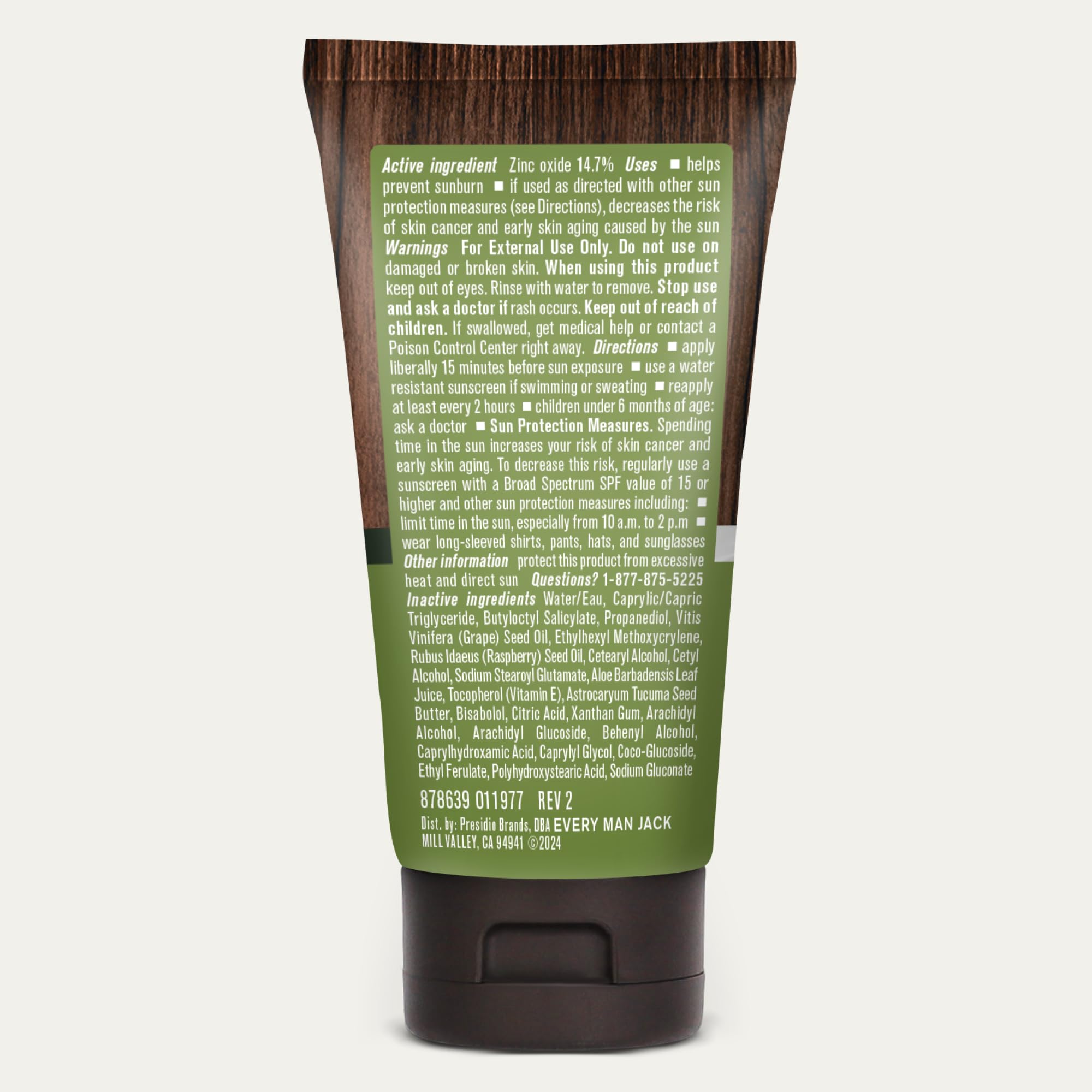 Every Man Jack Mt. Tam origin branding reflects brand heritage.