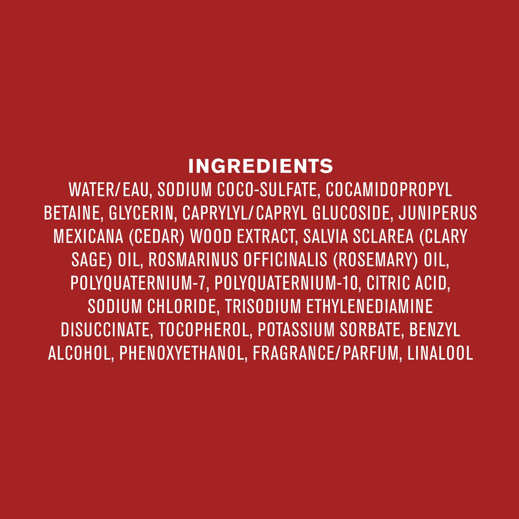 Every Man Jack natural ingredients badge with coconut-derived surfactants.