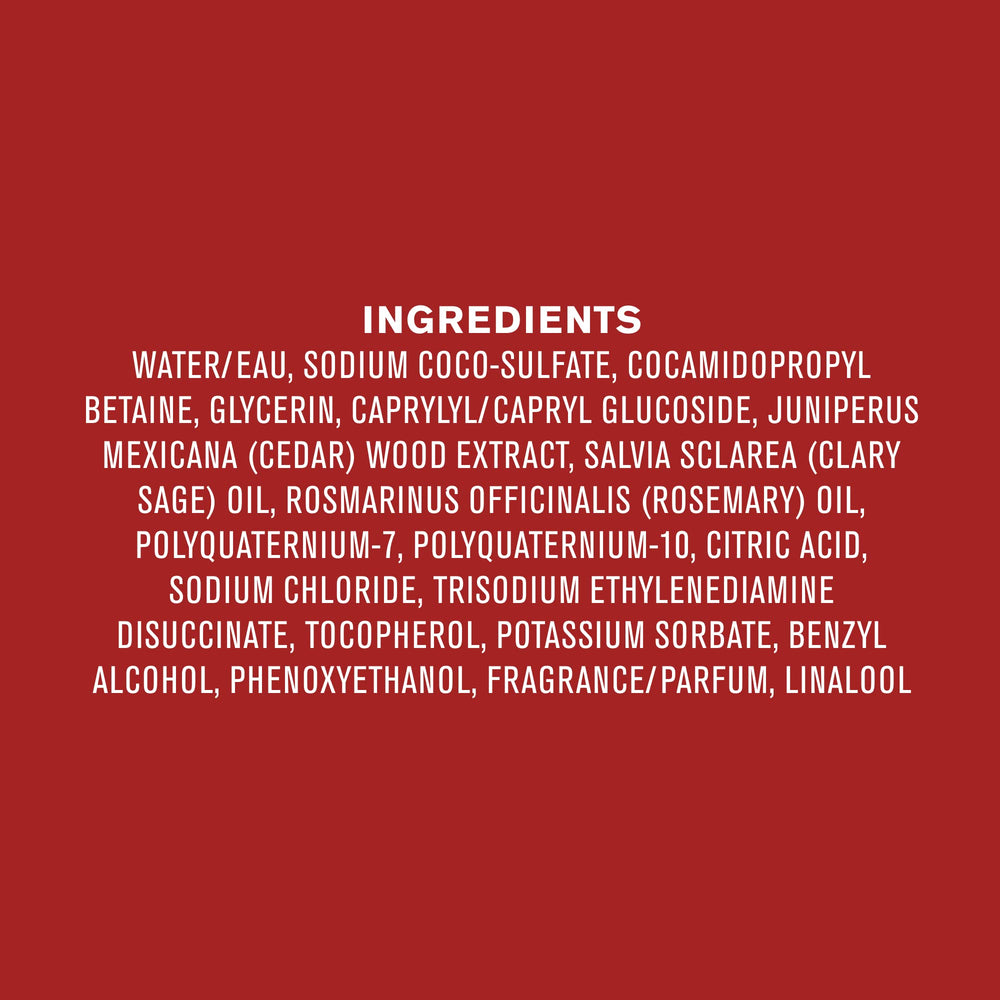 Every Man Jack natural ingredients badge with coconut-derived surfactants.
