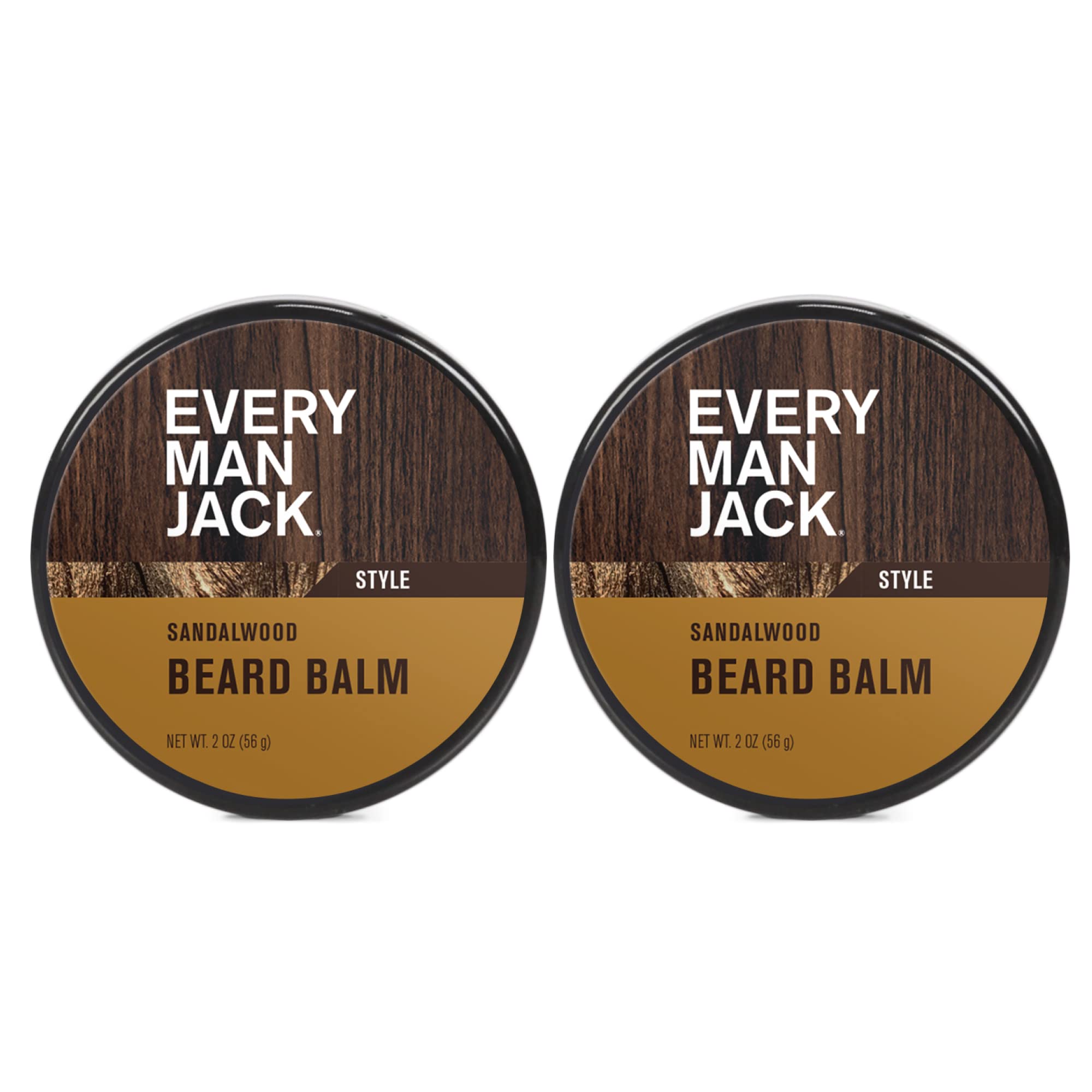 Every Man Jack sandalwood beard balm daily routine shot suggests steady grooming results