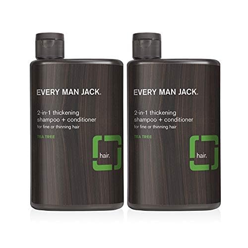 Every Man Jack twin-pack front view highlights value and convenient daily grooming for men.