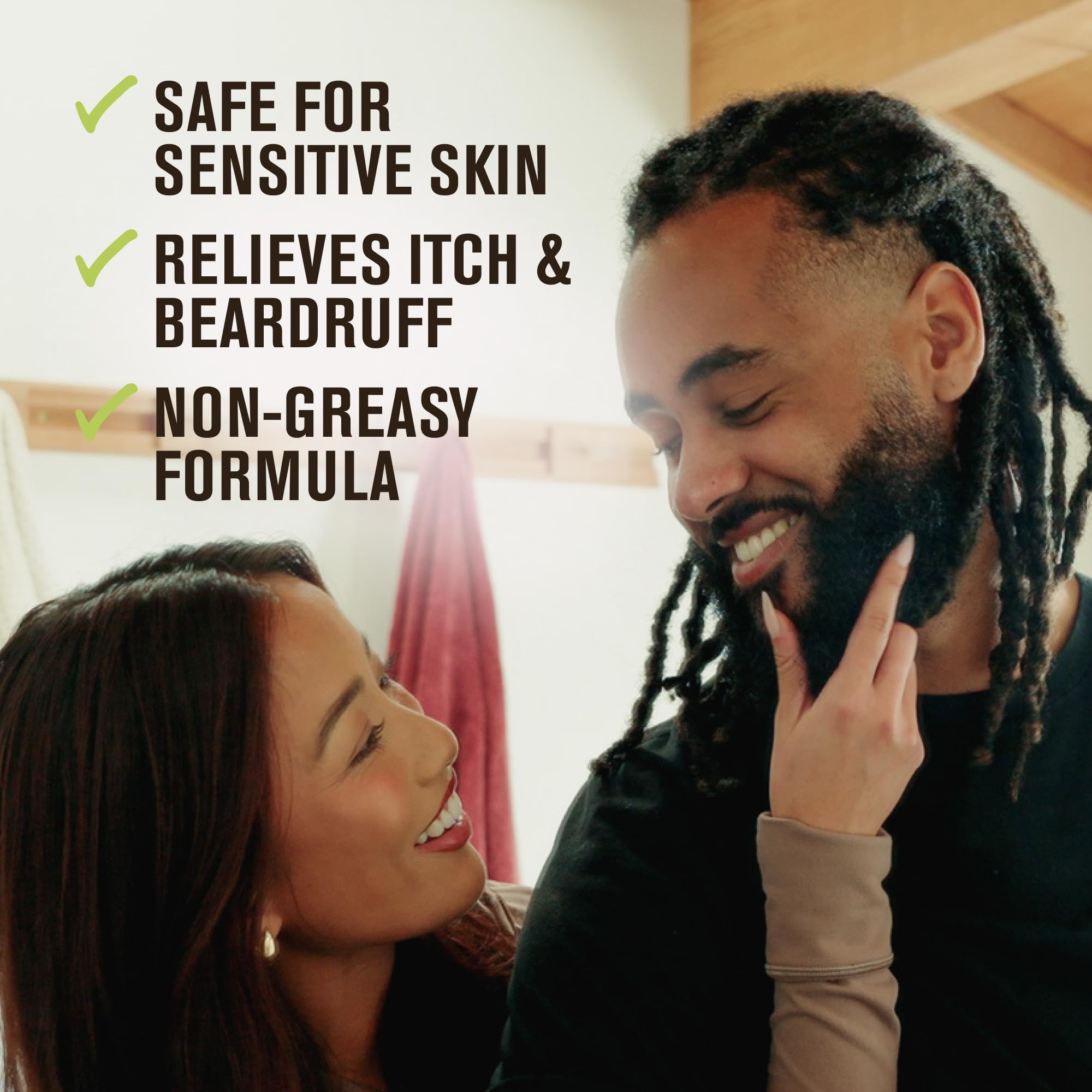 Every Man Jack unscented beard butter on shelf shows made-in-USA origin