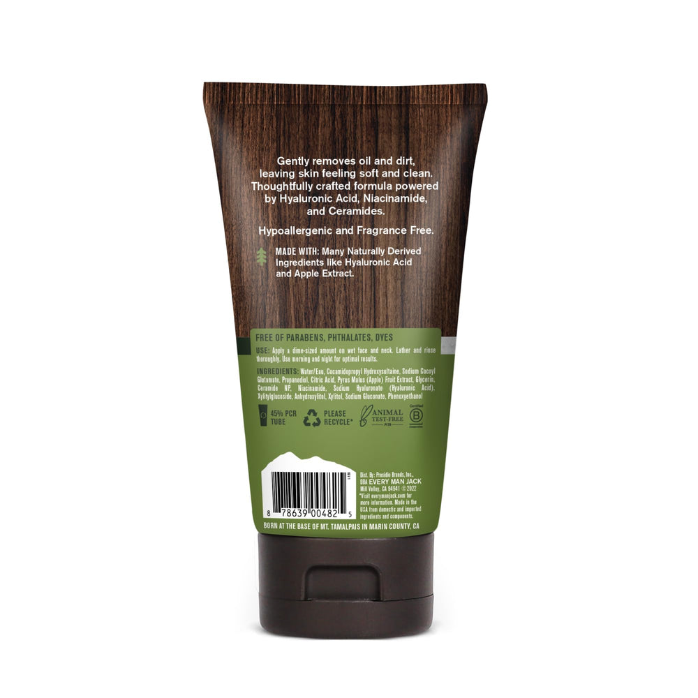 Every Man Jack USA-made seal on box signals trusted, quality skincare.