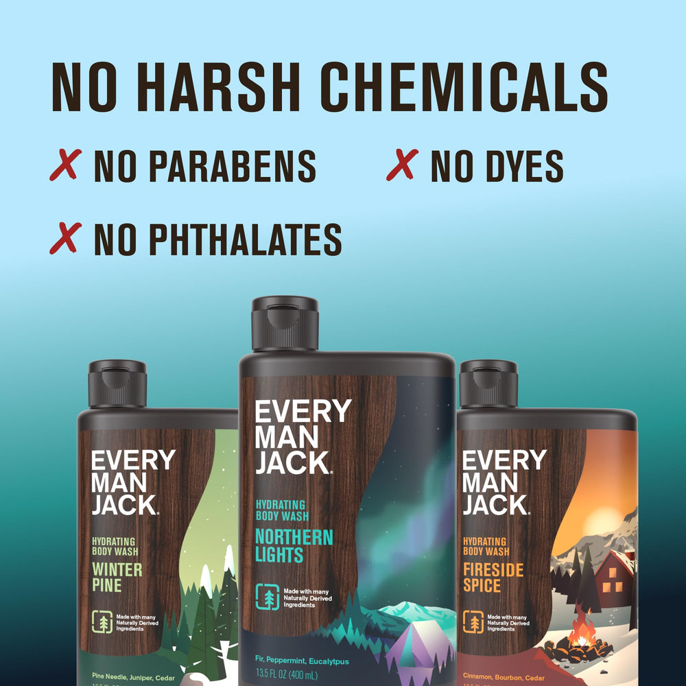 Every Man Jack Winter Pine pack to refresh winter routines.