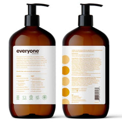 Everyone 3-in-1 Soap coconut-lemon scent image emphasizes tropical, refreshing aroma for showers.