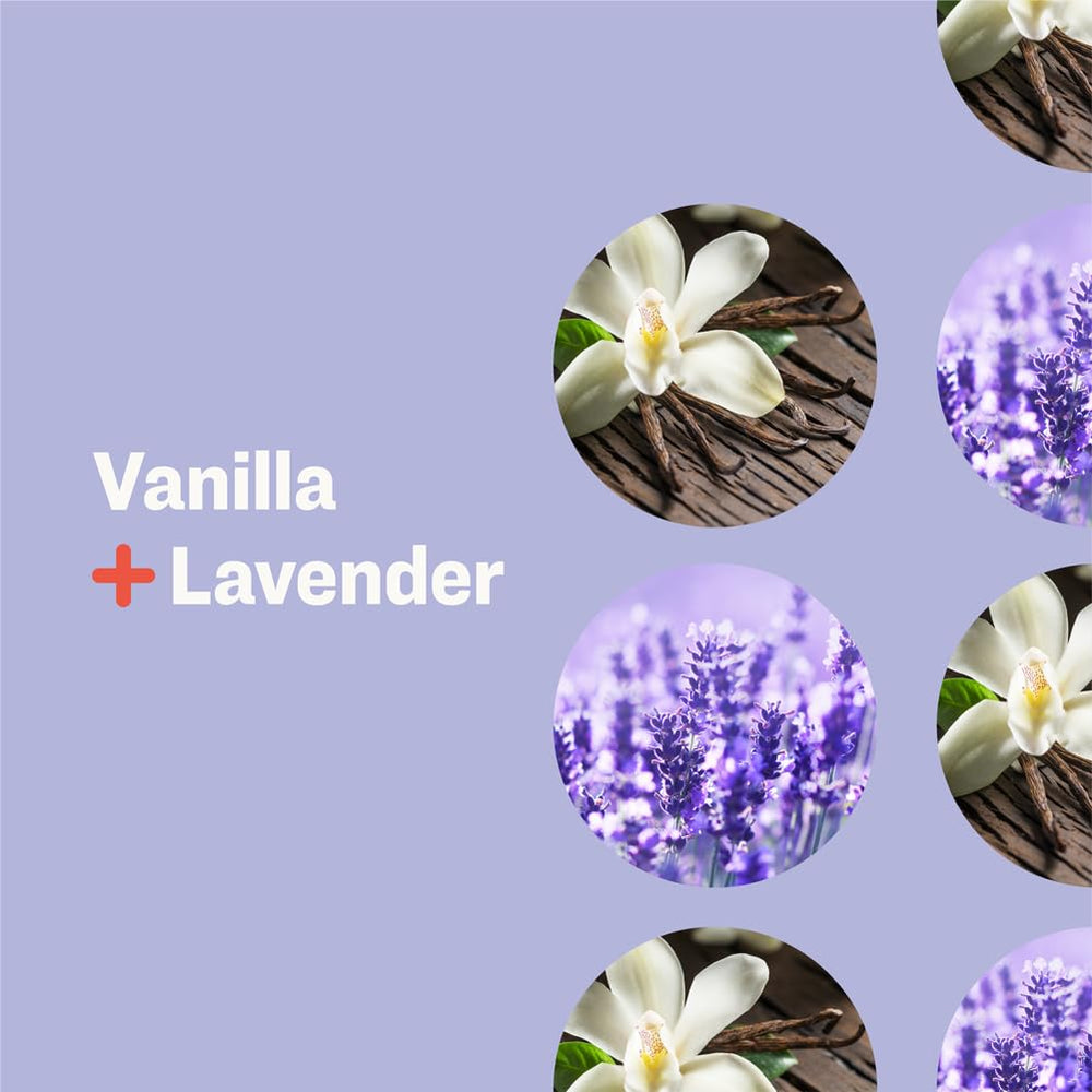 Everyone Vanilla and Lavender 3 In 1 Soap lather close-up shows rich foam.