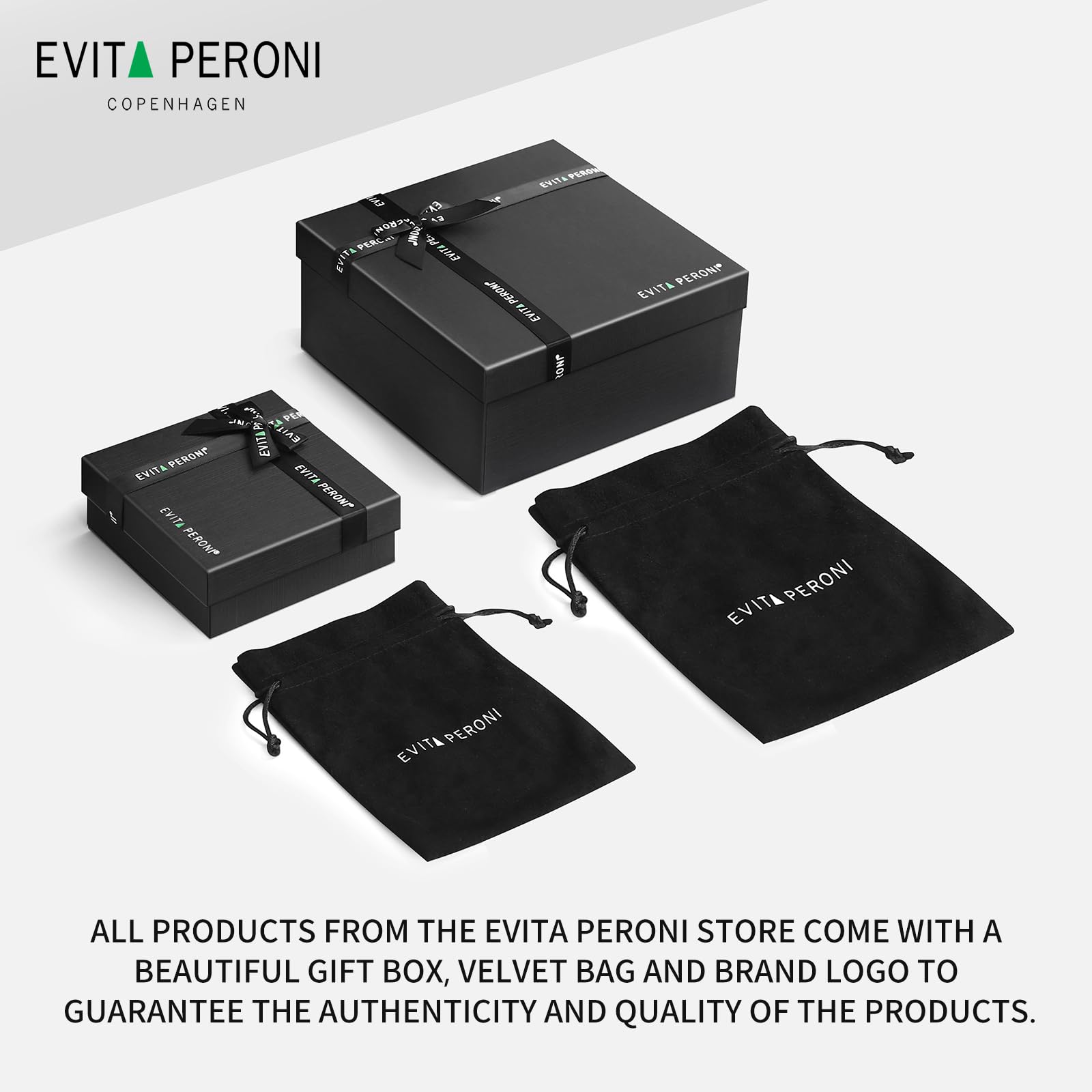 EVITA PERONI headband adjustable width with fixer ensures a precise fit.
