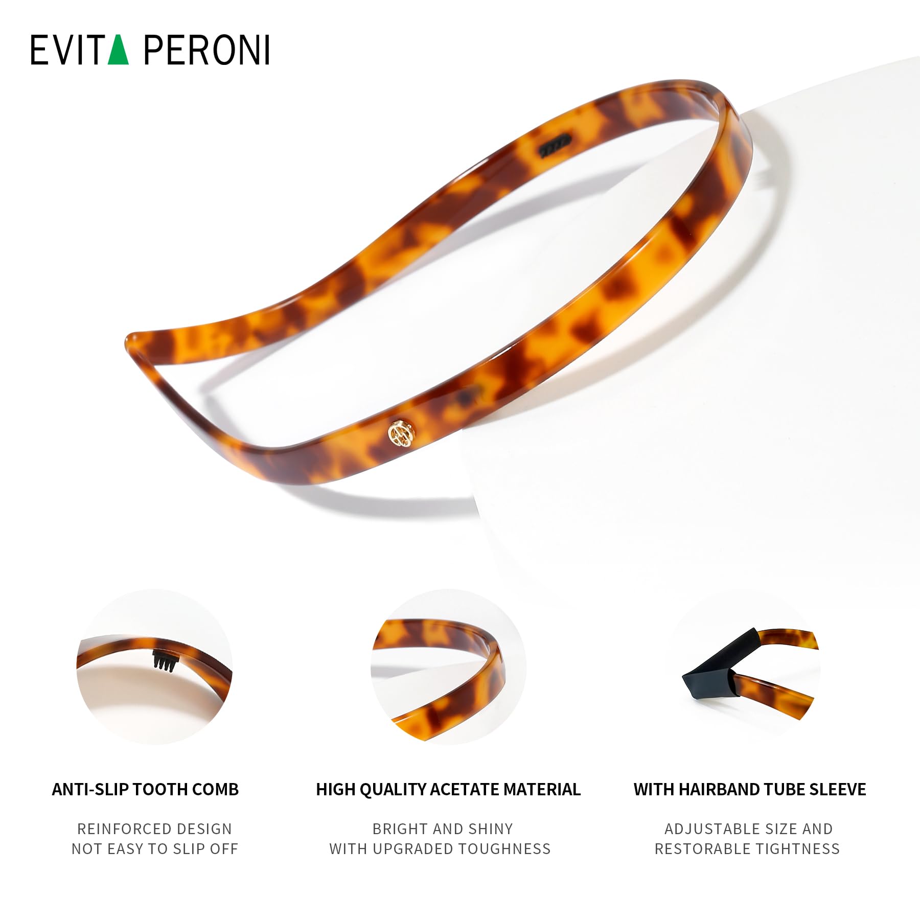 EVITA PERONI non-slip-traction communicates secure grip during activities