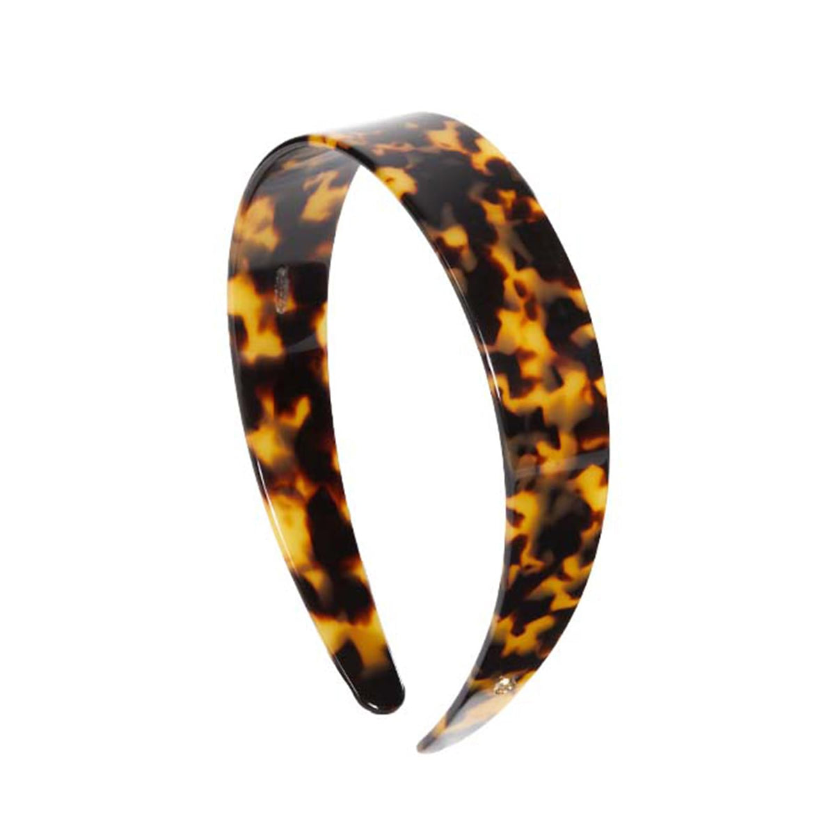 EVITA PERONI wide headbands in tortoise finish offer effortless everyday styling.
