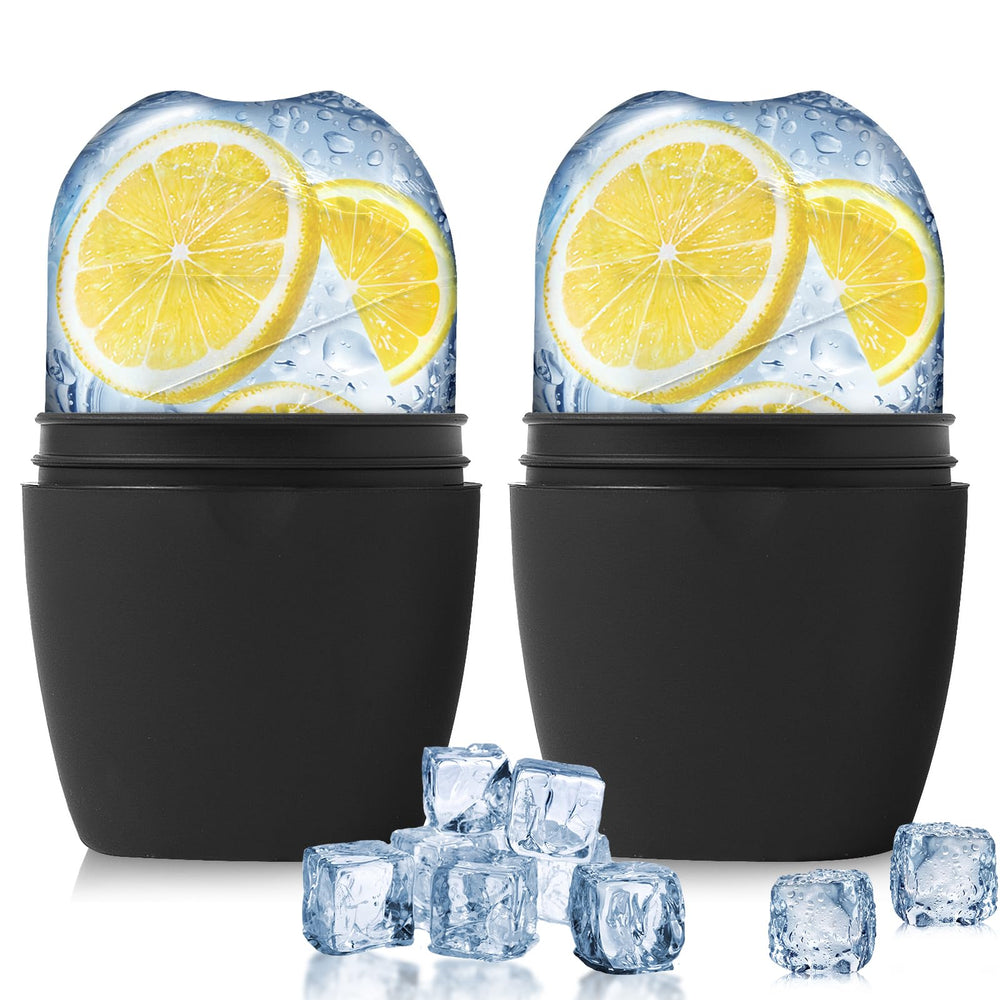 Evmliy ice face roller close-up handle showing cooling silicone for soothing relief