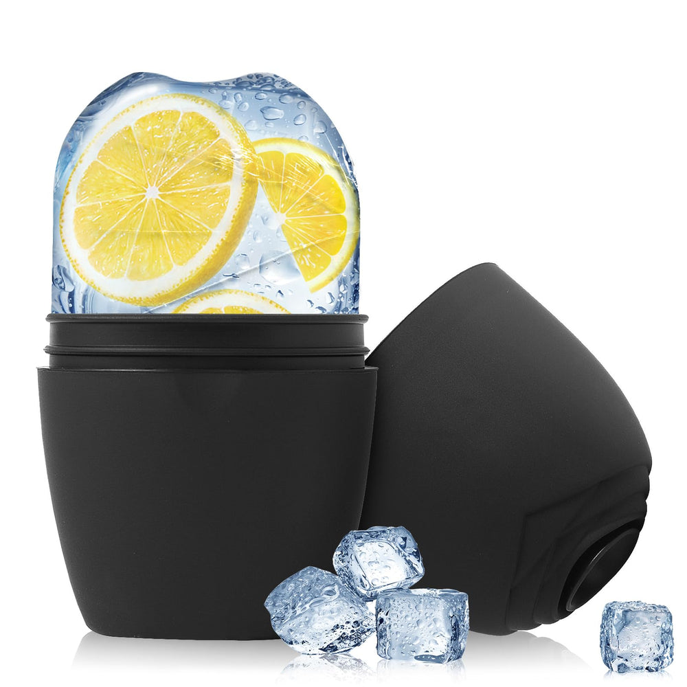 Evmliy Silicone Ice Roller closeup showing smooth silicone surface for soothing facial massage and puffiness relief.