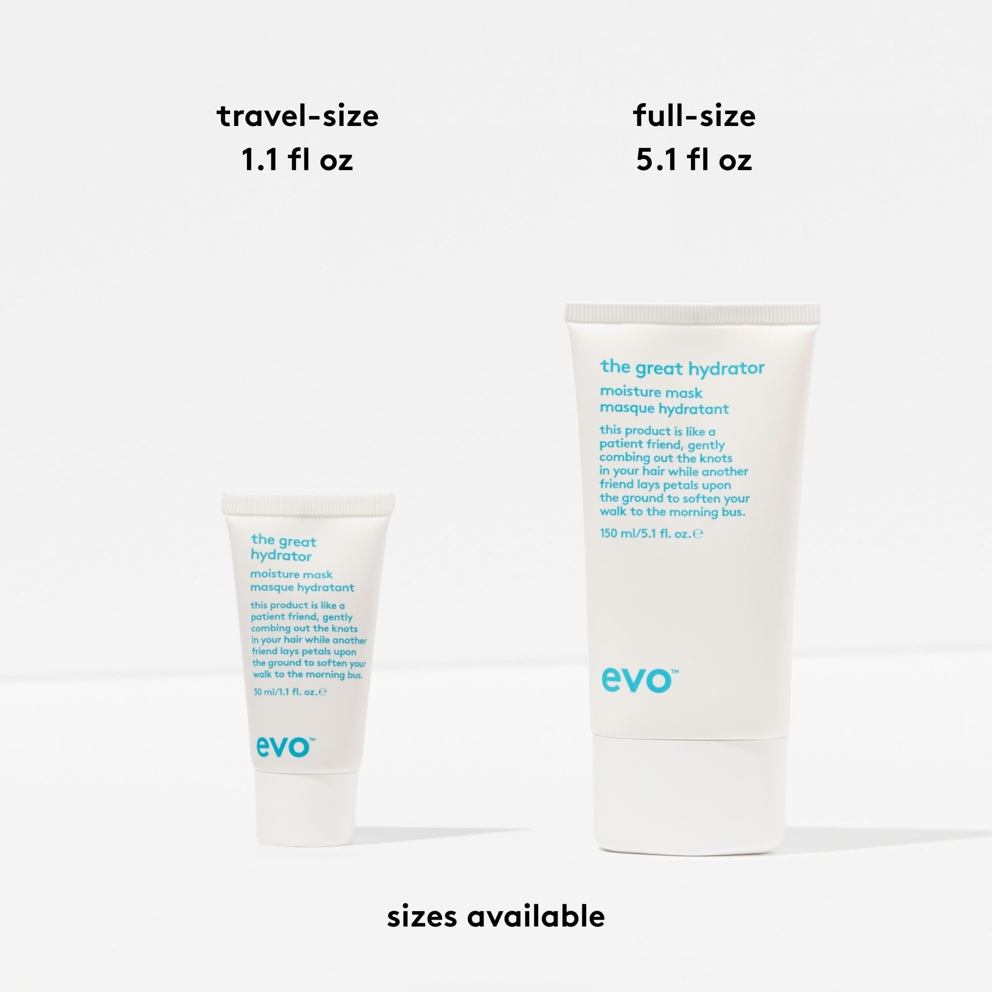 EVO The Great Hydrator for color-treated hair supports gentle hydration.