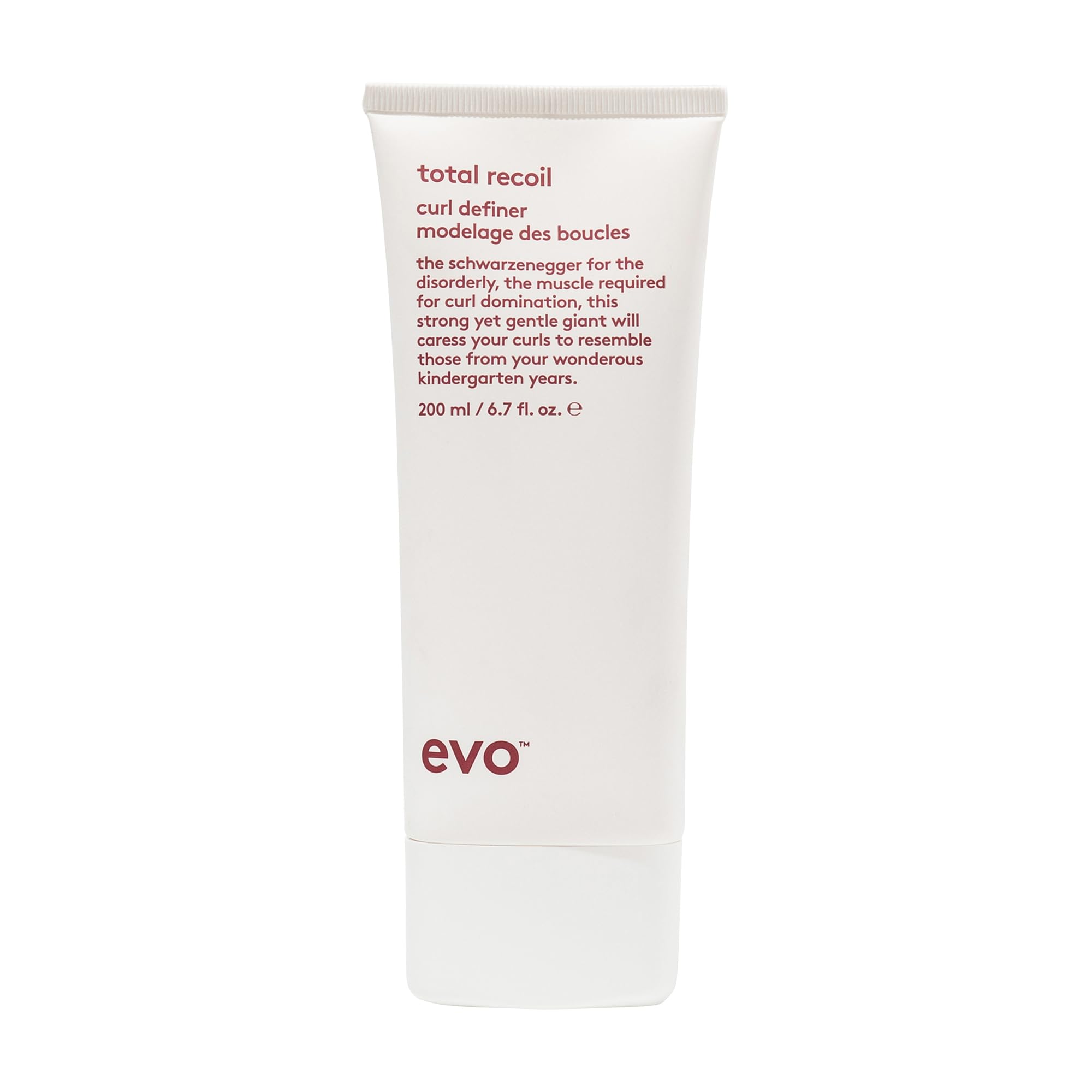 EVO Total Recoil bottle shows strong hold for defined curls