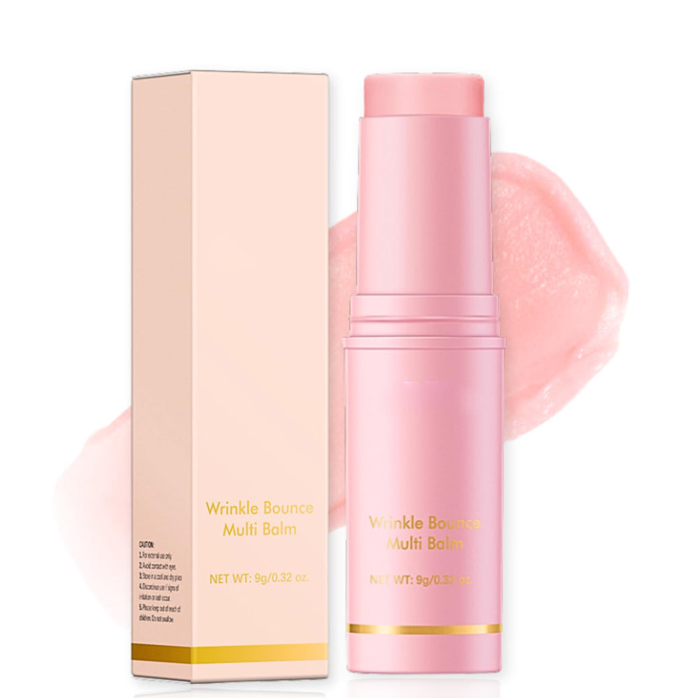 Evolvique Wrinkle Bounce Multi Balm packaging is sleek and travel-ready.