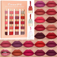 evpct 20 colors lipstick set packaging shows gift-ready presentation
