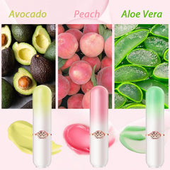 evpct aloe vera lip balm swatch highlights hydrating color change
