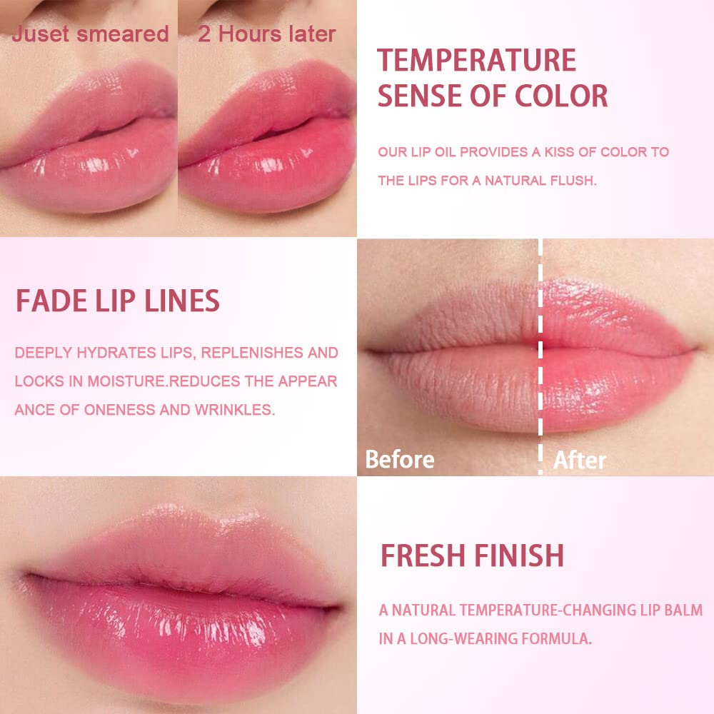 evpct avocado peach tinted lip balm application shows natural shade shift
