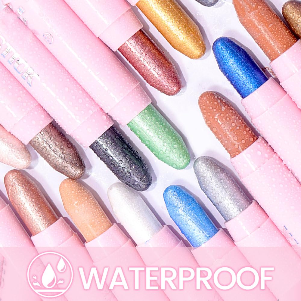 evpct retractable eye shadow stick for mess-free, no-sharpening use