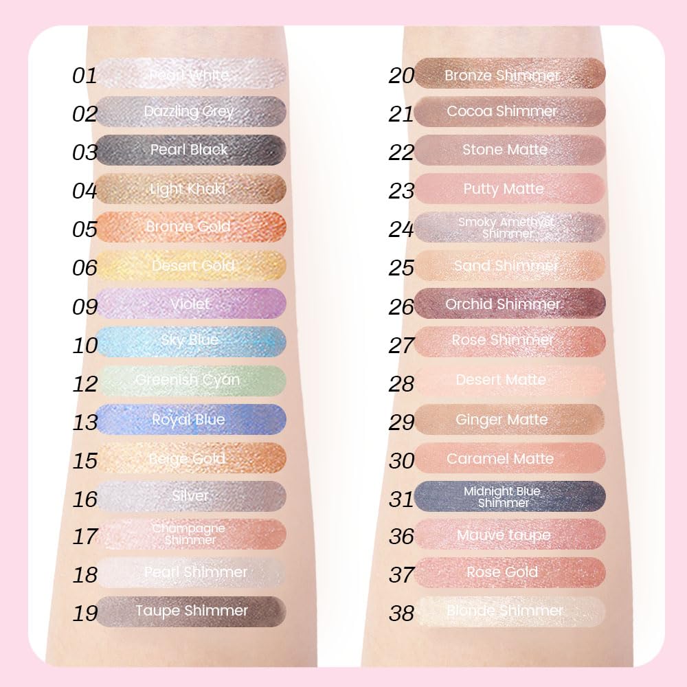 evpct waterproof eye shadow stick delivers long-lasting pigment throughout the day