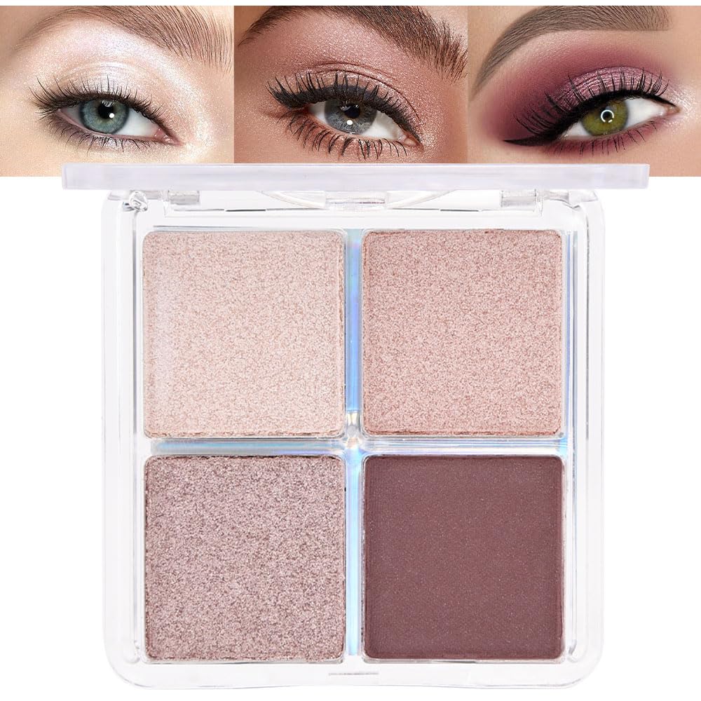 evpct Eyeshadow Quad open swatch demonstrates versatile pigment for day-to-night looks