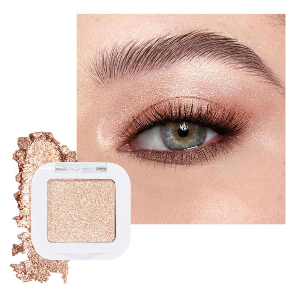 evpct Light Nude Brown Shimmer Eyeshadow Palette swatches show versatile nude to deep shades for bold looks