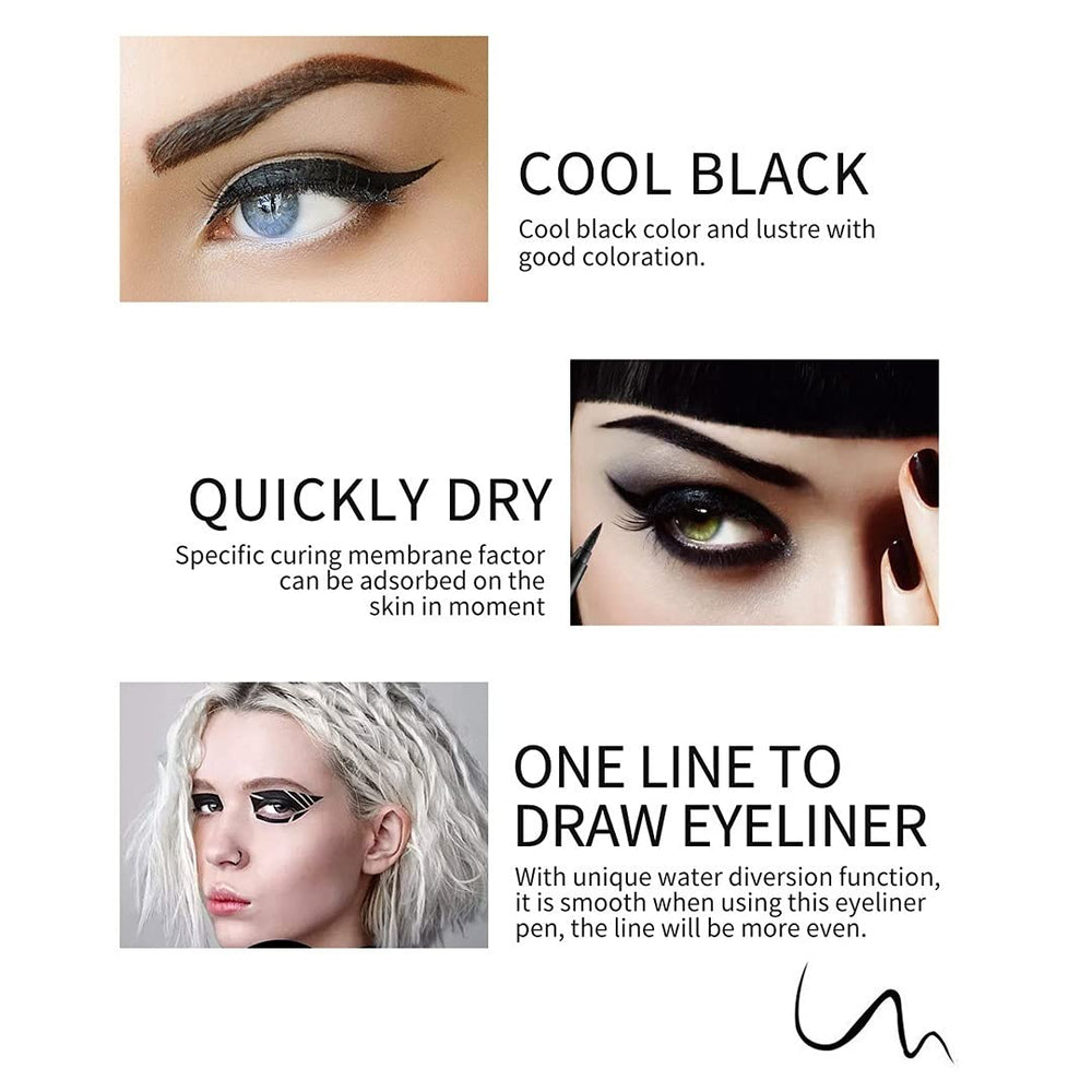 evpct purple shimmer eyeliner pencil closeup displays bold glam shade for evening looks.