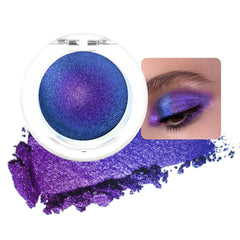 evpct Royal Blue Purple Duochrome palette front reveals color-shifting hues for versatile eye looks.