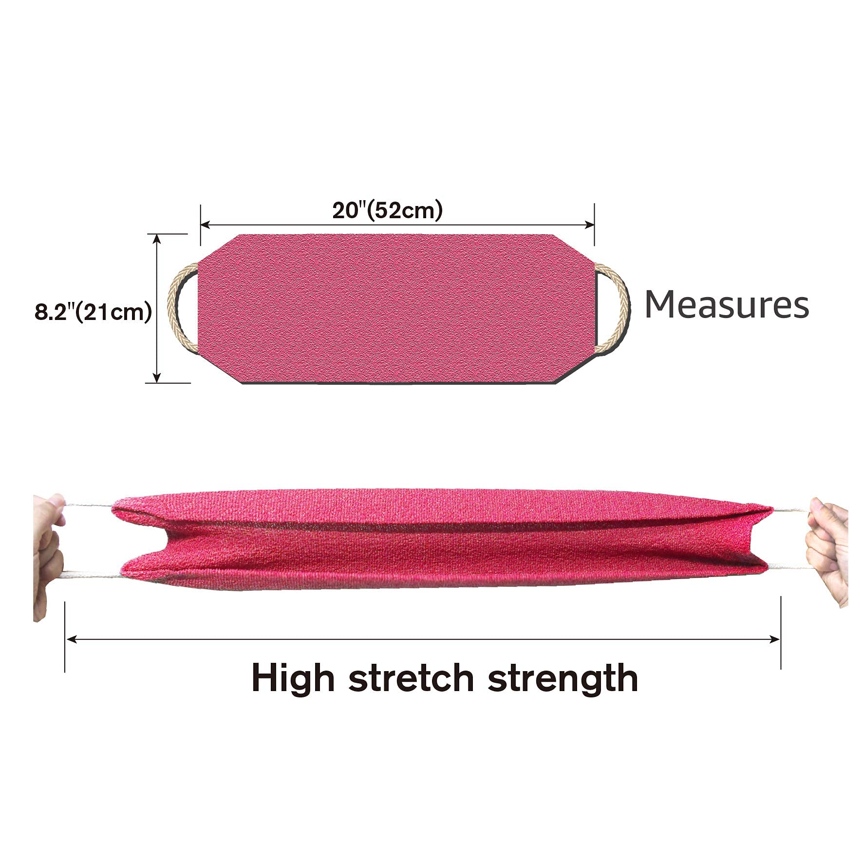 Evridwear back scrubber hang-dry design keeps your bathroom hygienic and ready
