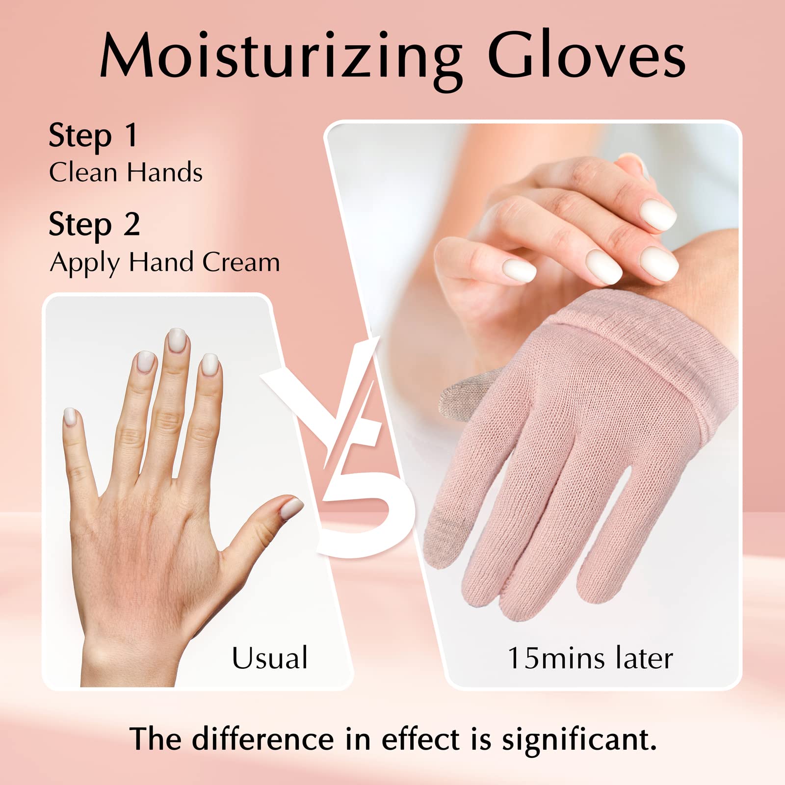 Evridwear featherweight gloves pink closeup highlights soft, breathable fabric.