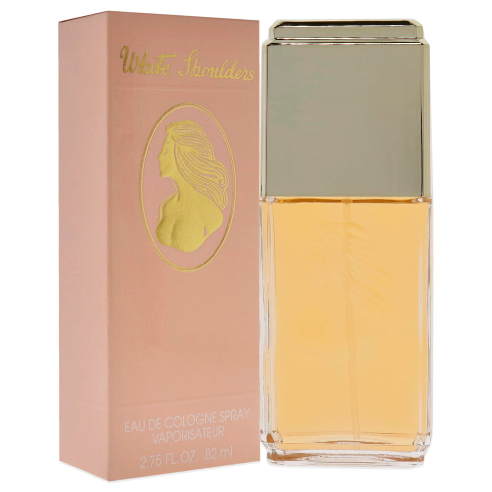 Evyan White Shoulders gift box and bottle display classic fragrance style.
