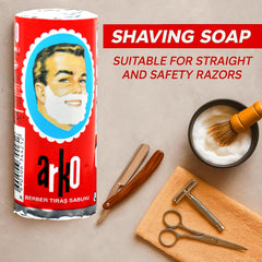 EVYAP Arko shaving cream stick foam-lather ready for quick, everyday shaves.