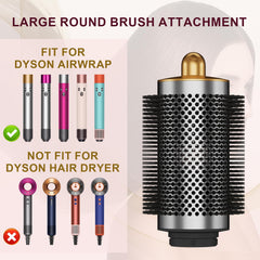 Ewigpower large round brush for Dyson Airwrap creates fluffy, bouncy curls