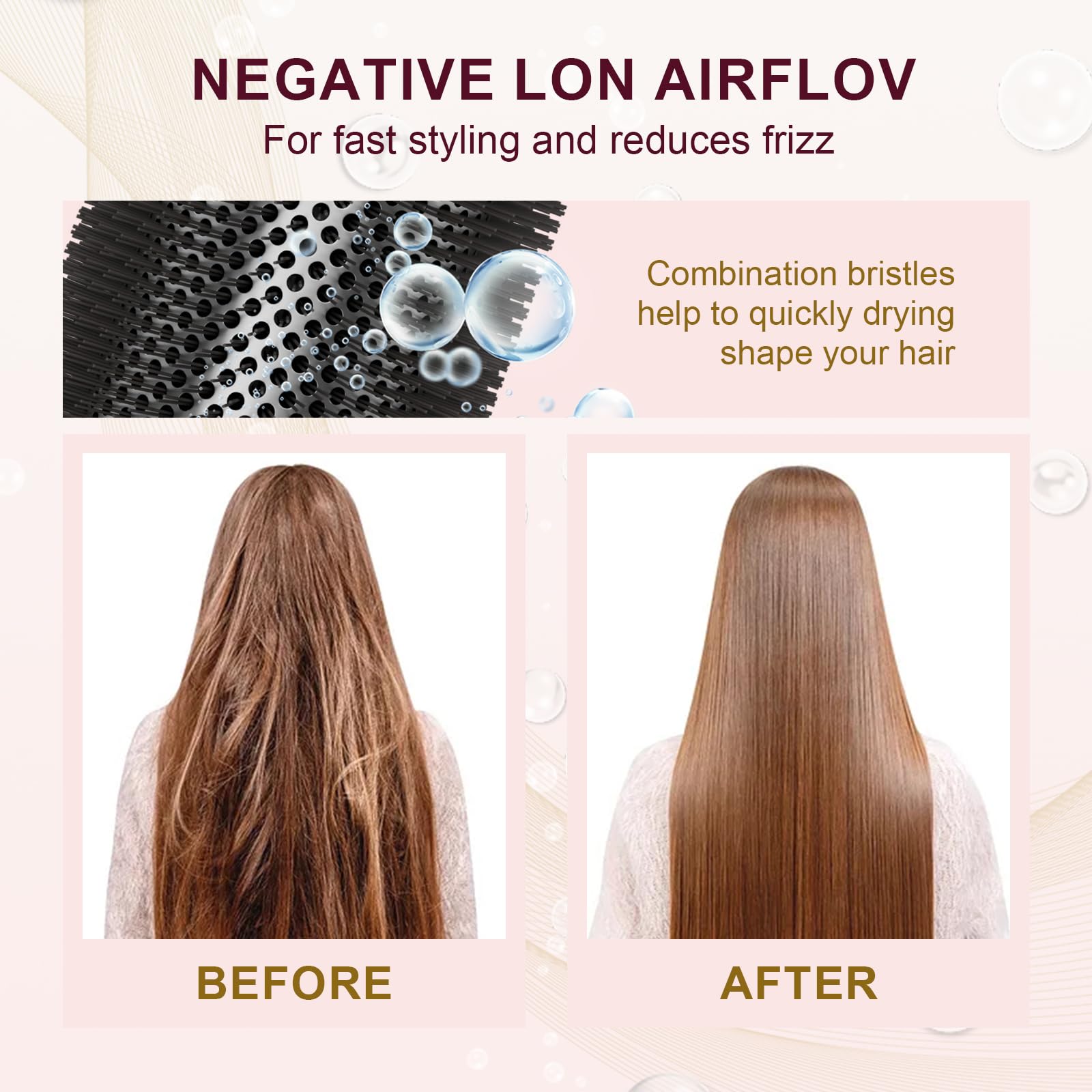 Ewigpower large round attachment for Airwrap helps smooth hair during styling