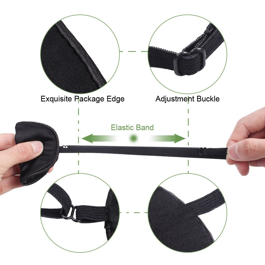 ewinever Pure Silk Eye Patch durable edge detail supports daily use.