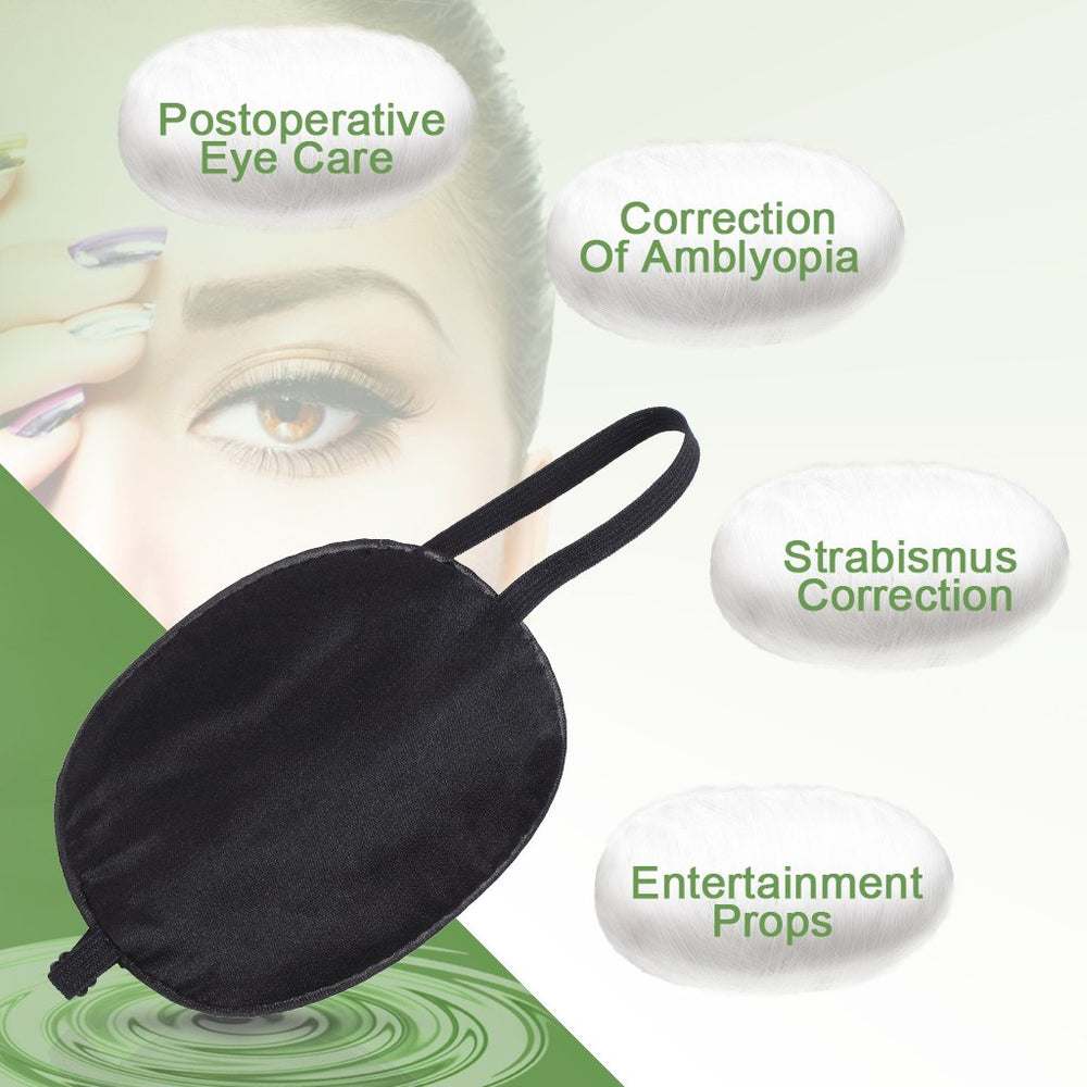 ewinever Pure Silk Eye Patch shading-coverage blocks light for focus.