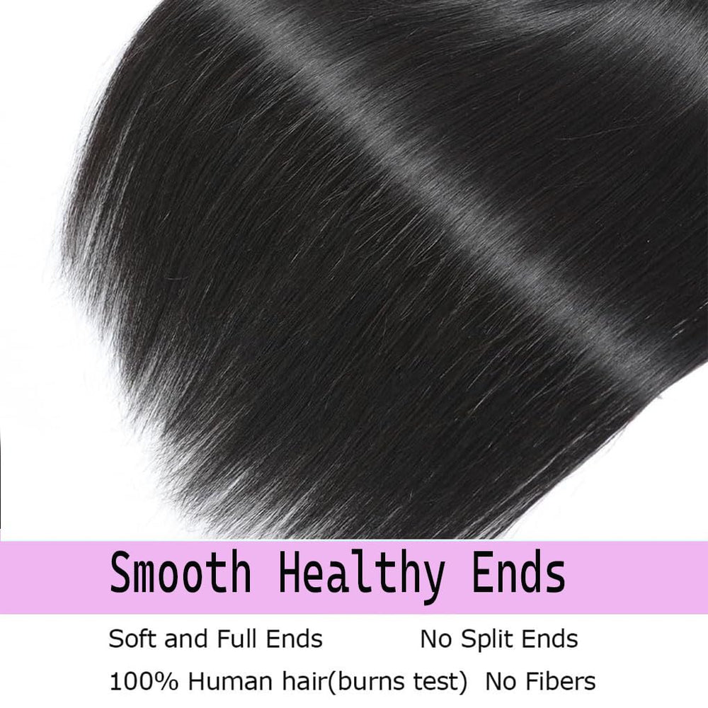 EWOSS packaging for Brazilian straight bundles highlighting premium quality
