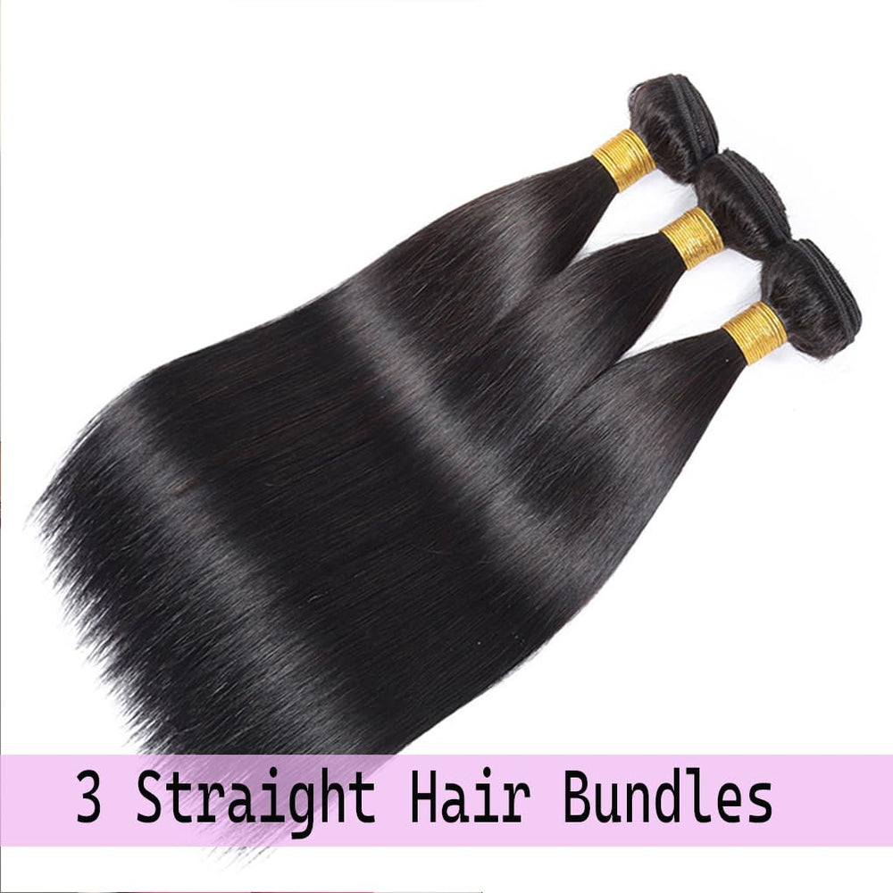 EWOSS Brazilian straight bundles suitable for daily wear and versatile looks
