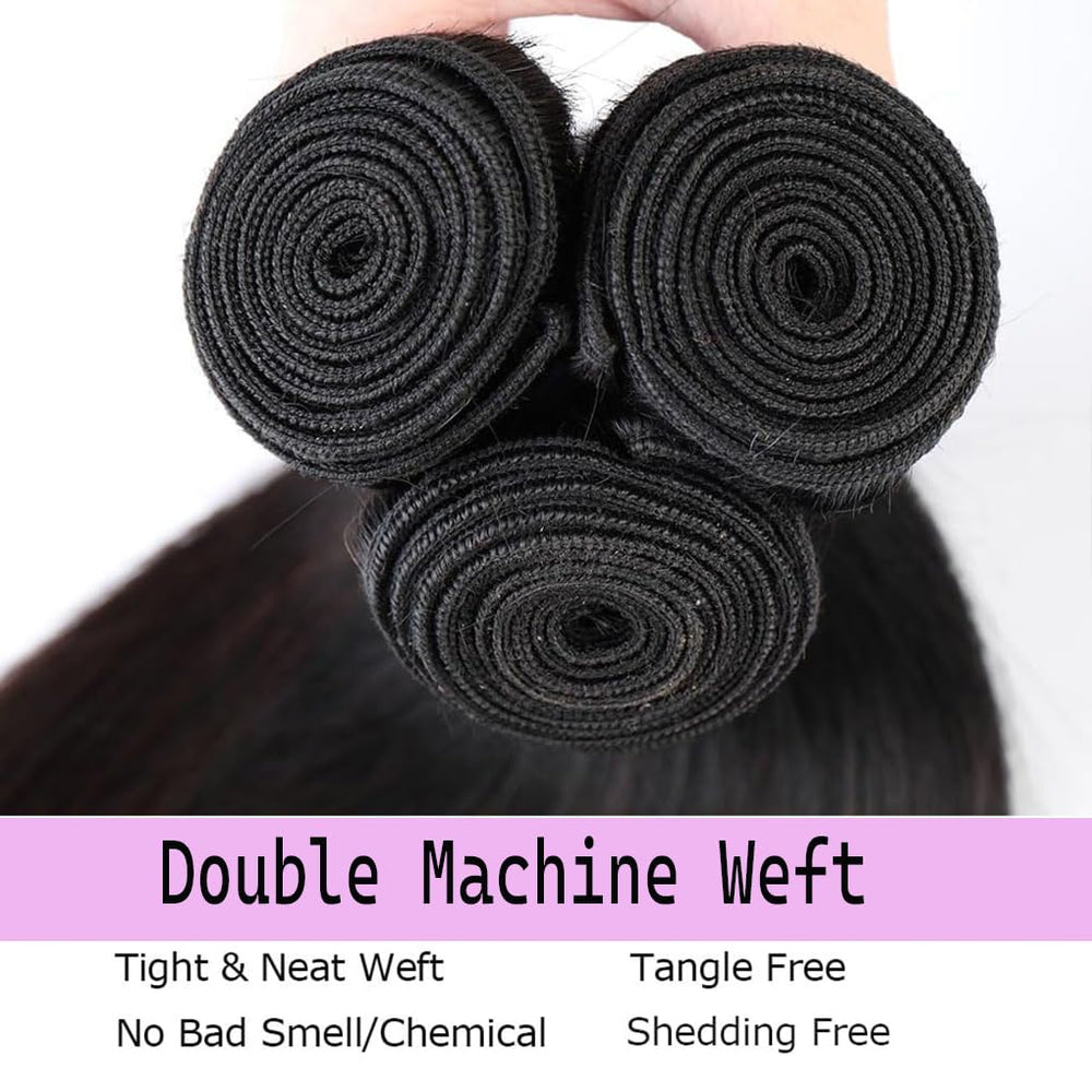 EWOSS straight hair wash demonstration showing easy upkeep