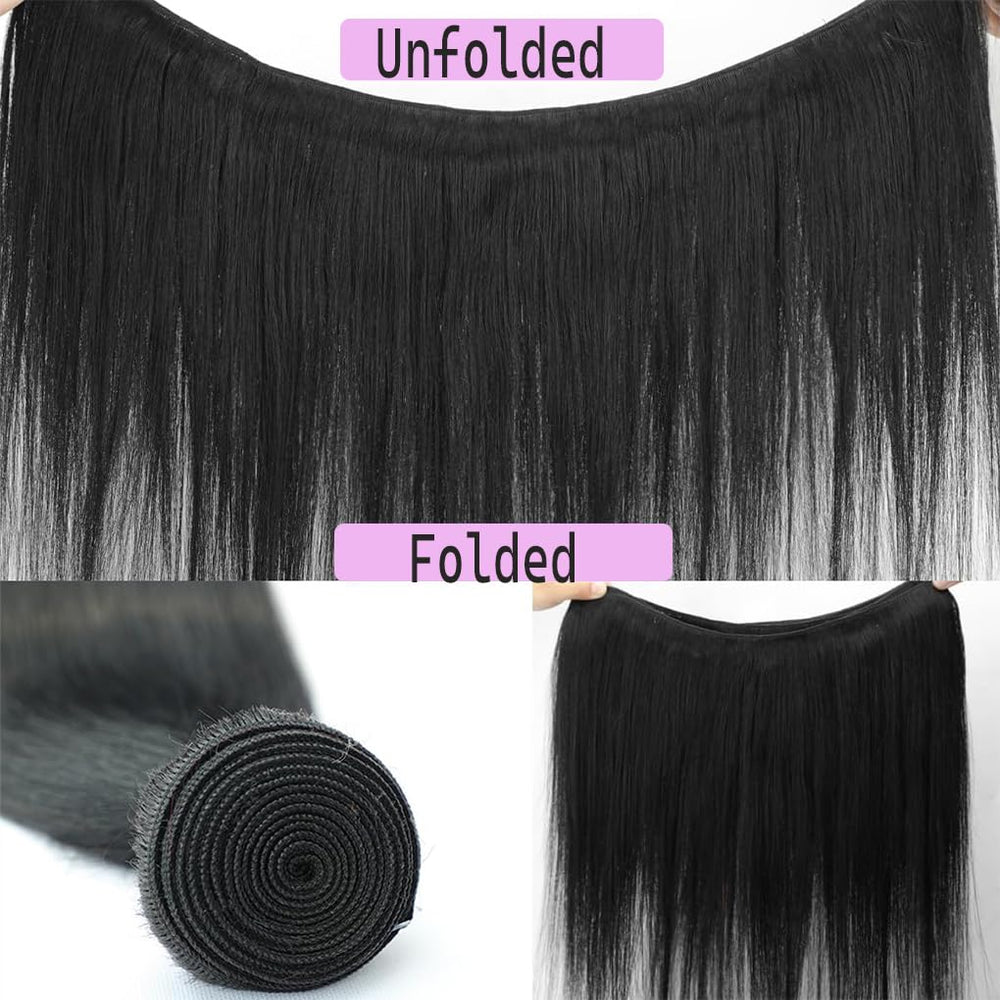 EWOSS styling versatility with straight bundles for curling or straightening
