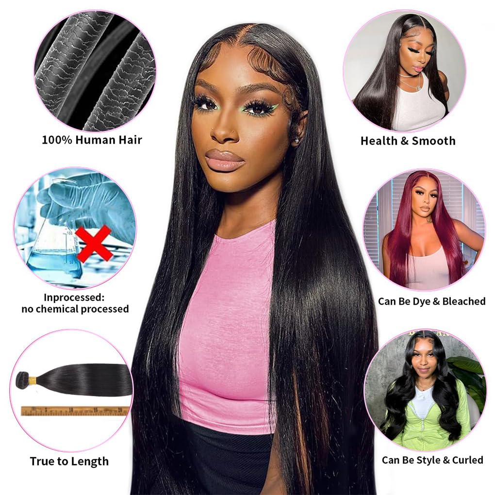 EWOSS three-bundle set ready for full-coverage sew-in hairstyle