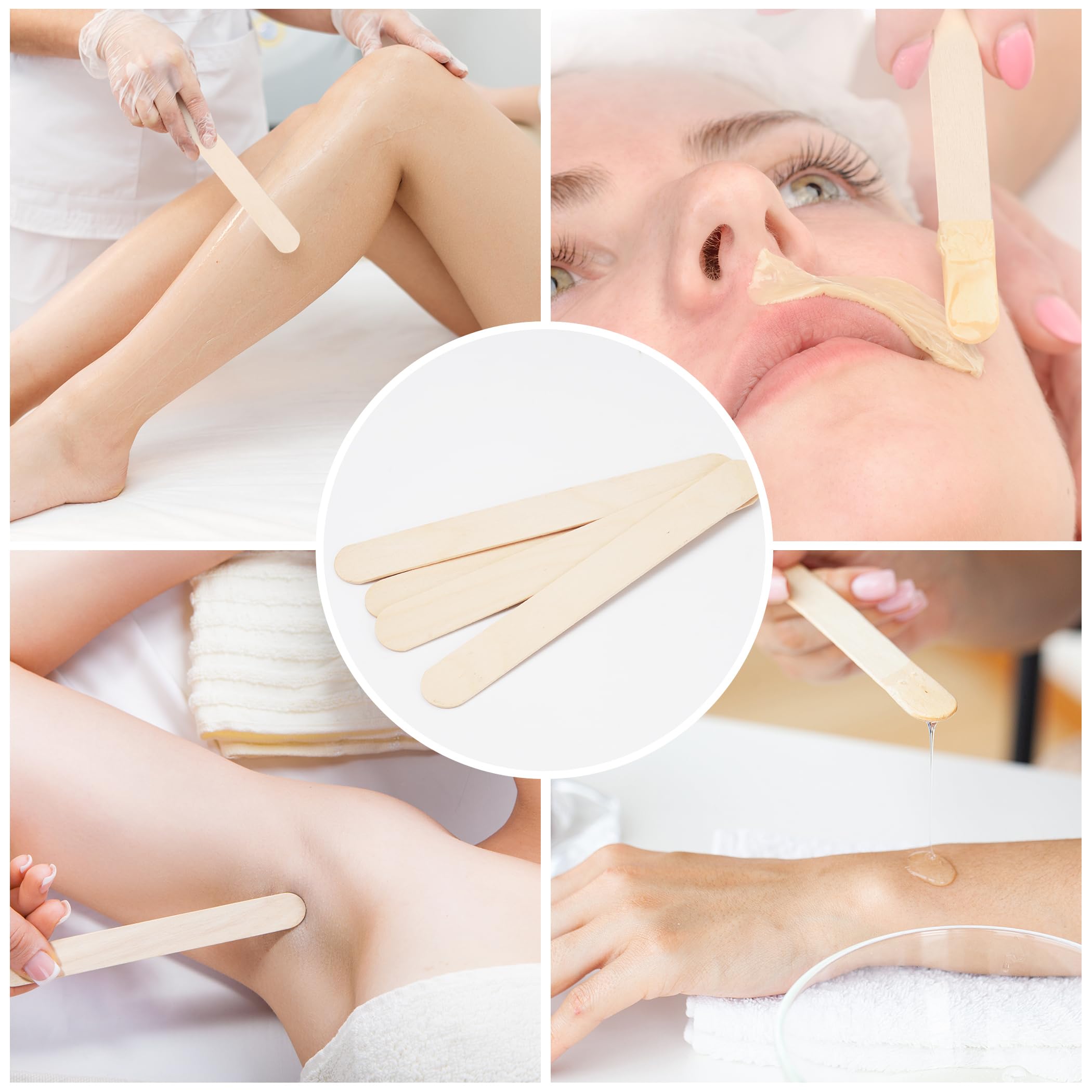 EWVVSS bulk wooden applicators ideal for salons and home waxing routines