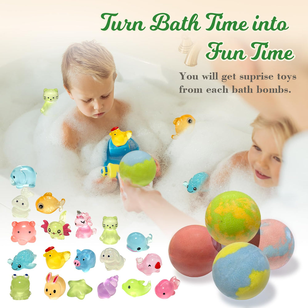Excalla gift-set bath bombs offering a ready-to-gift kids' present