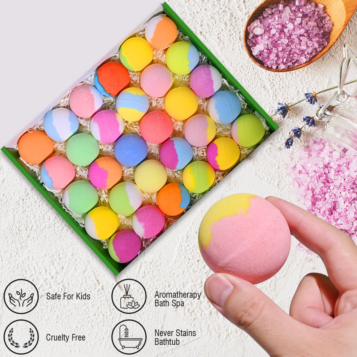 Excalla gift-set-holiday appeals as a colorful, gift-ready bath toy kit.