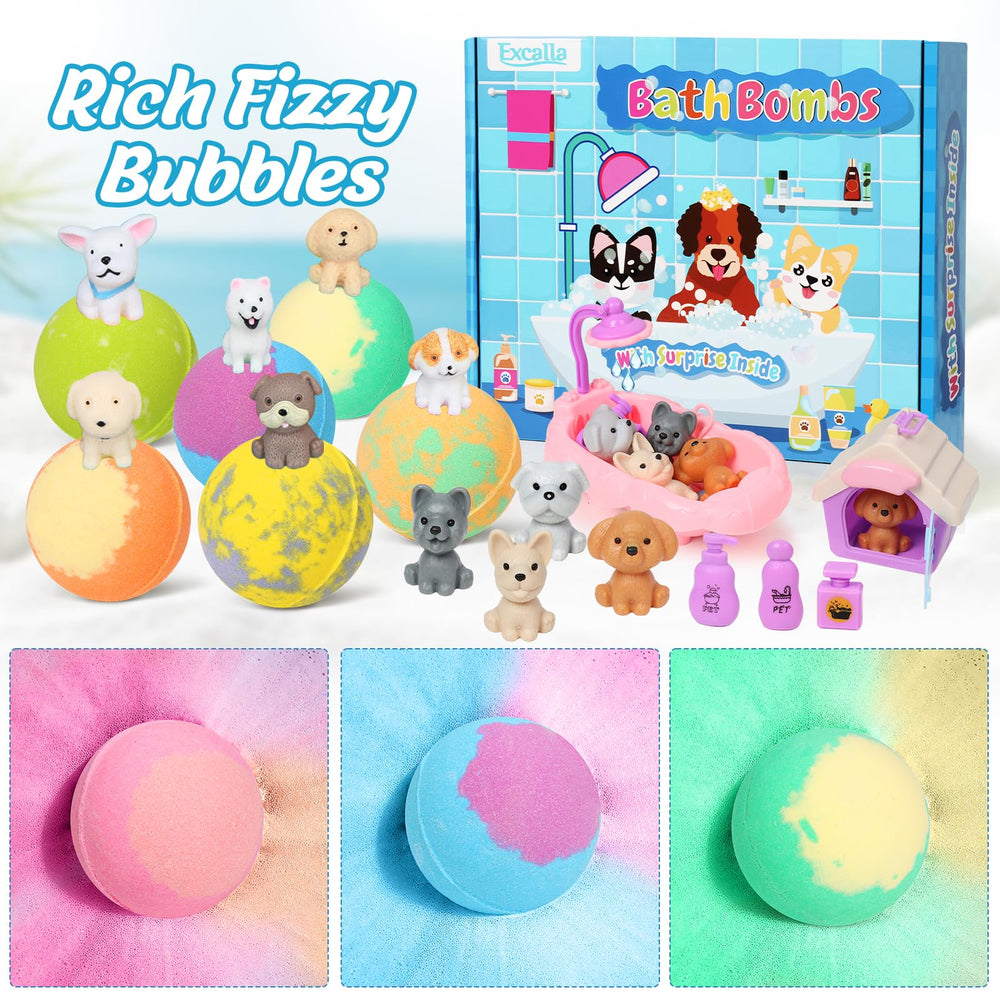 Excalla bath bombs leave no tub stains for easy cleanup.