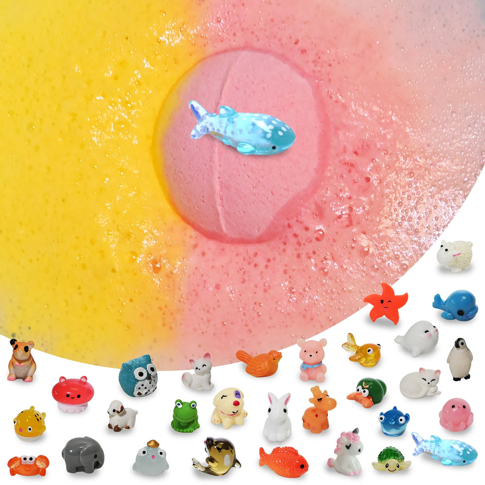 Excalla surprise-toy-inside-preview shows potential toy favorite during bath.
