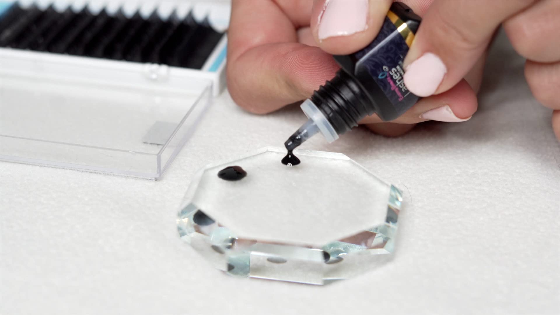 Existing Beauty lash-artist-friendly adhesive designed for high-skill technicians during extensions.