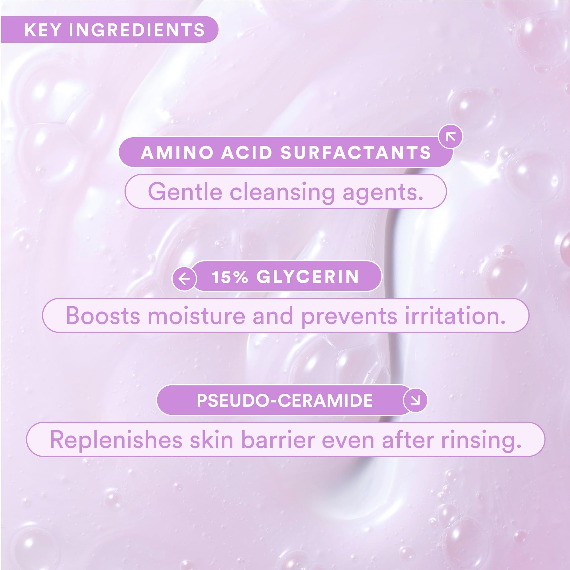 Experiment Plasma Wash creamy gel-cream cleanses softly, low foam.