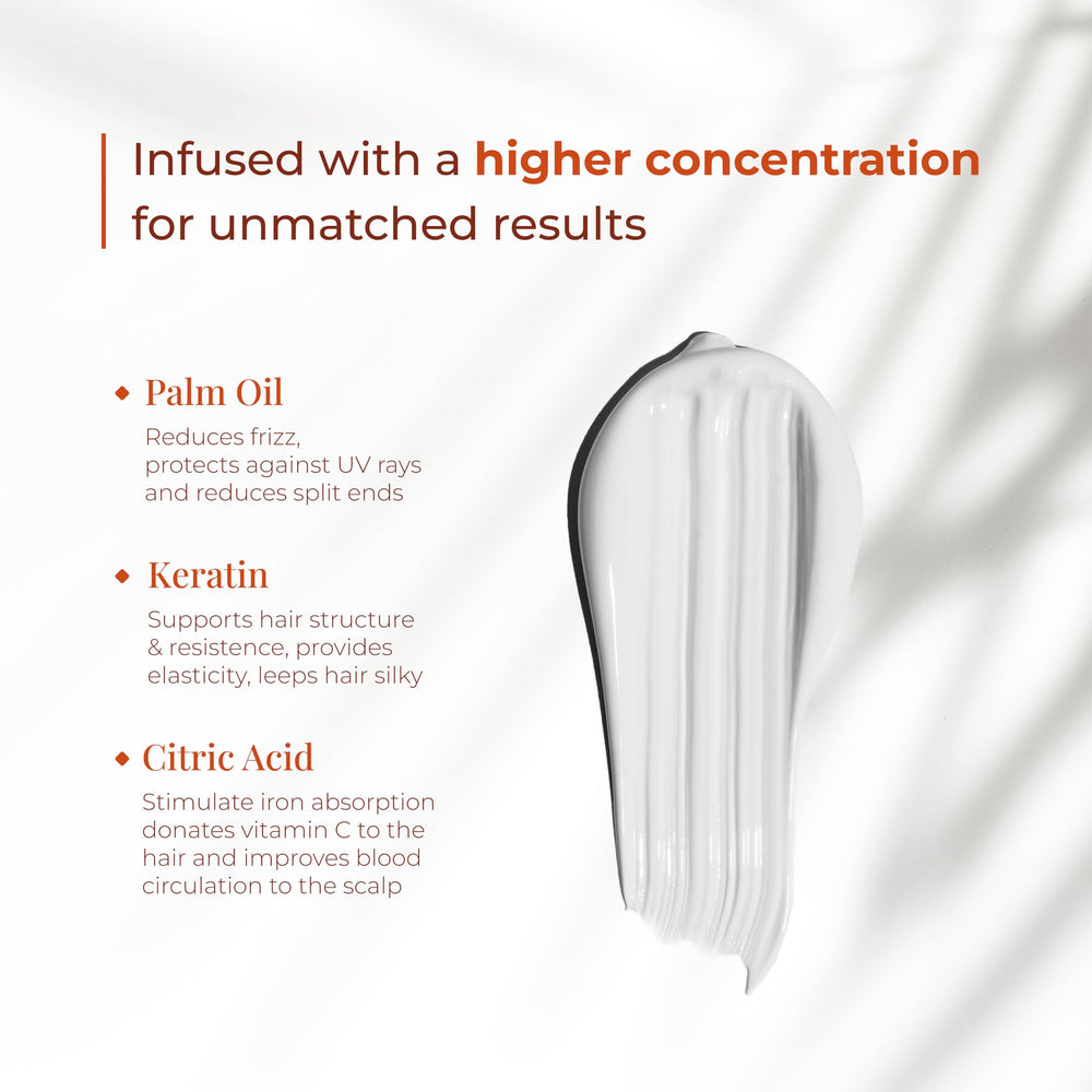 Wet hair steps with Expert Hair Keratin Smooth Botox for smoothing preparation
