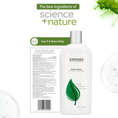 Exposed Skin Care chest area focuses on clearing pores and improving skin texture.