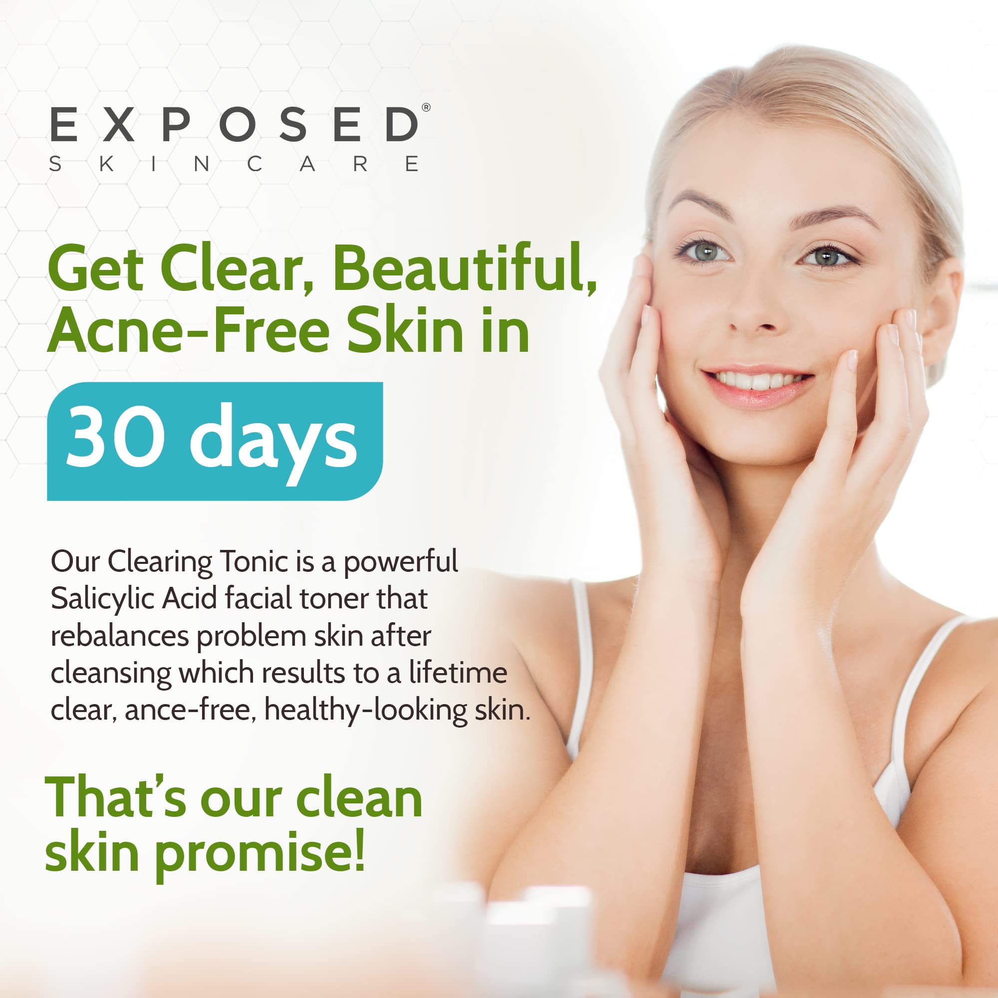 Exposed Skin Care Clearing Toner cruelty-free label close-up